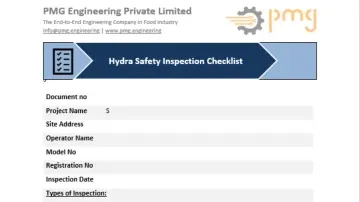 Inspection Checklist - Hydra Safety
