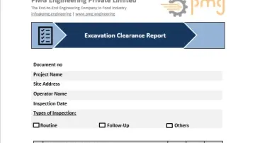 Report- Excavation Clearance