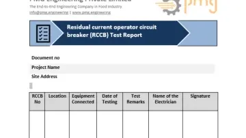 Report- RCCB Test Report