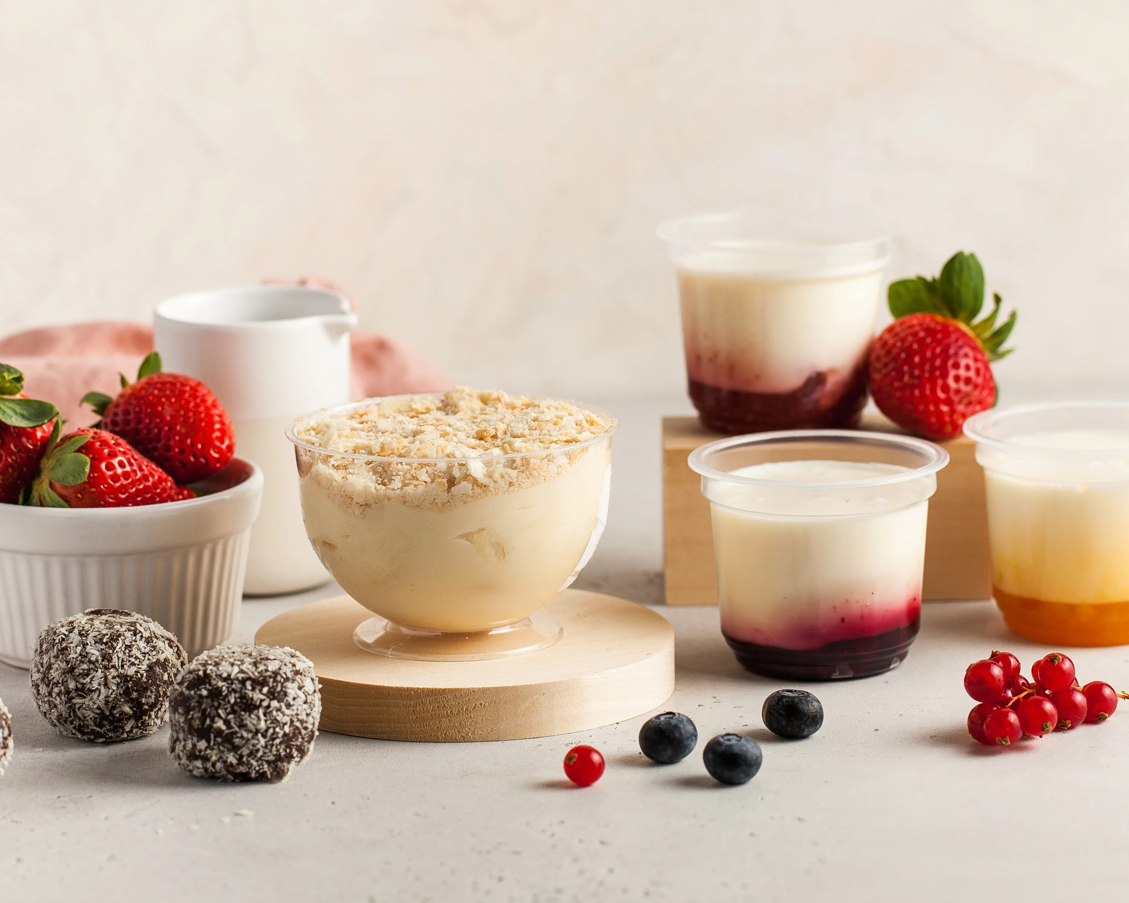 Organic milk-based desserts