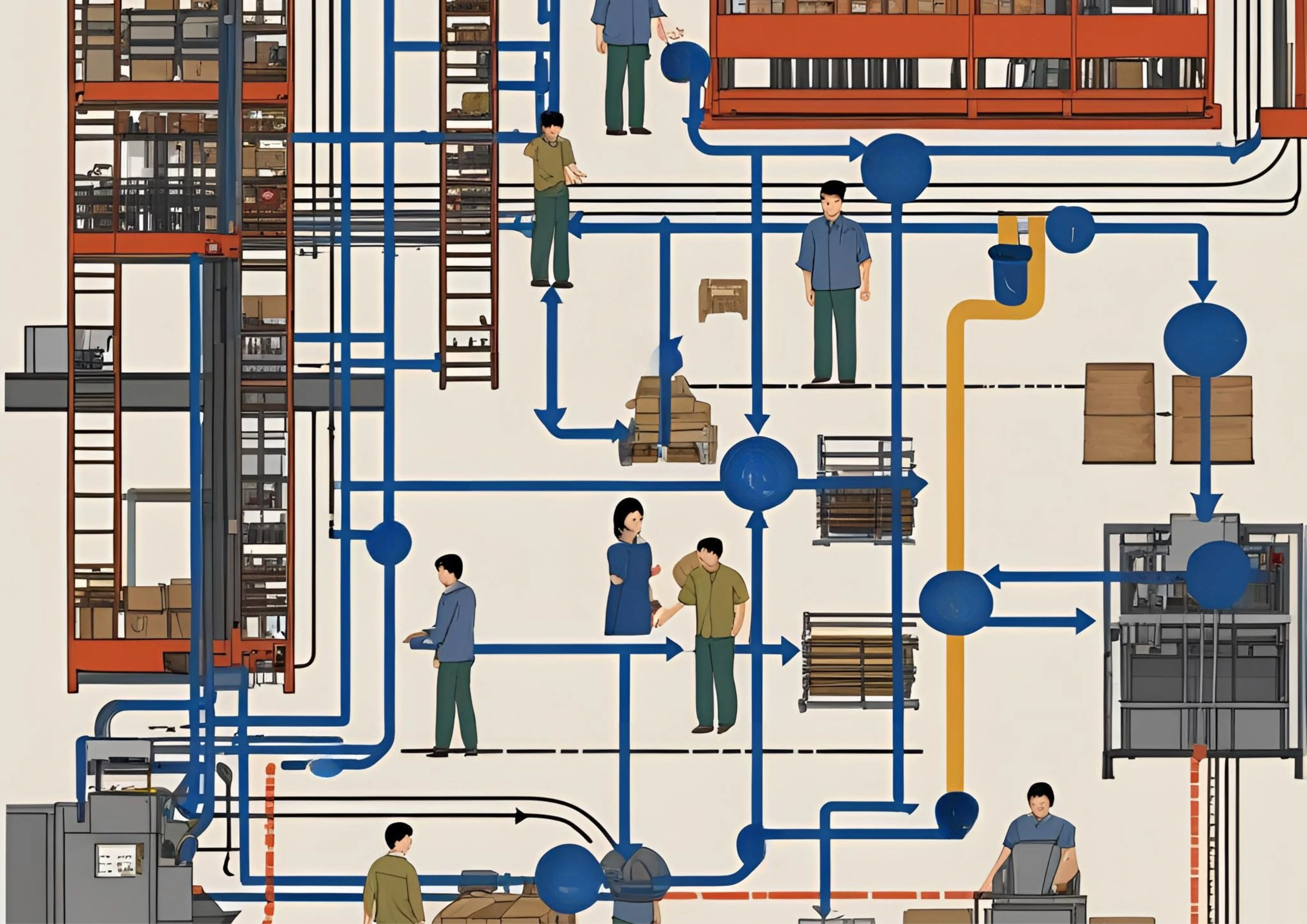 Personnel & Material Flow Design