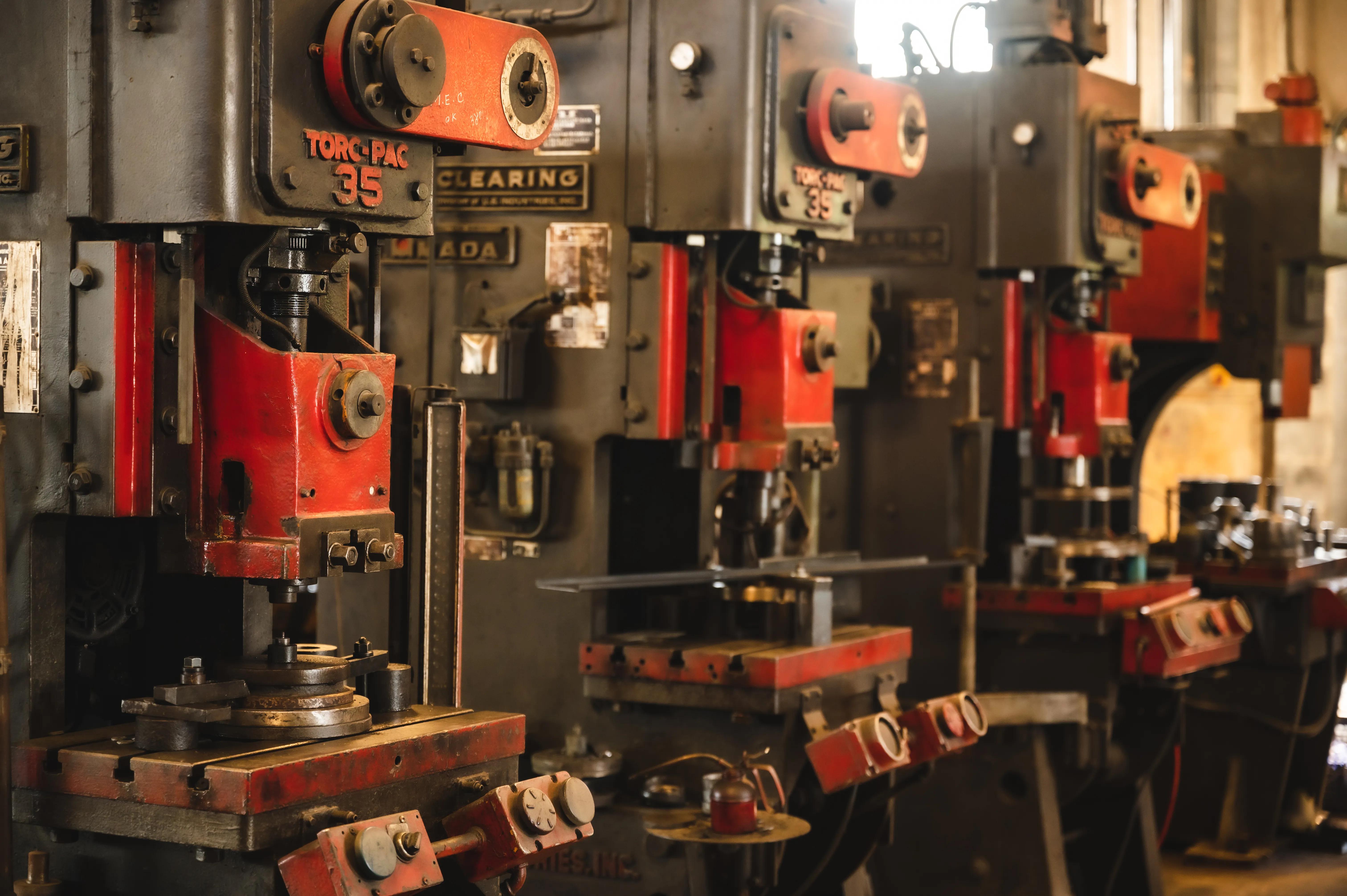 Deep drawing machines